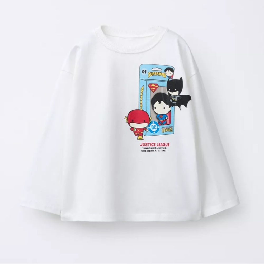 ZARA JUSTICE LEAGUE DC SHIRT